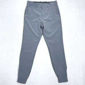 Primo Pants Mens 32 Tall Grey Jogger‎ Performance Golf Activewear Stretch 32x30